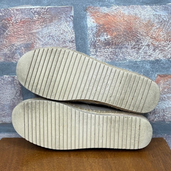 TOMS Light Gray Canvas Slip-Ons - Picture 4 of 9